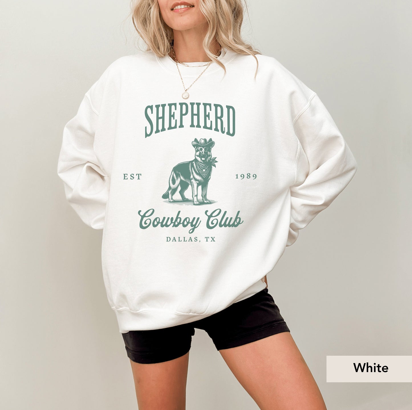 German Shepherd Cowboy Club Sweatshirt, German Shepherd sweatshirt, German Shepherd, German Shepherd Gift, German Shepherd mom