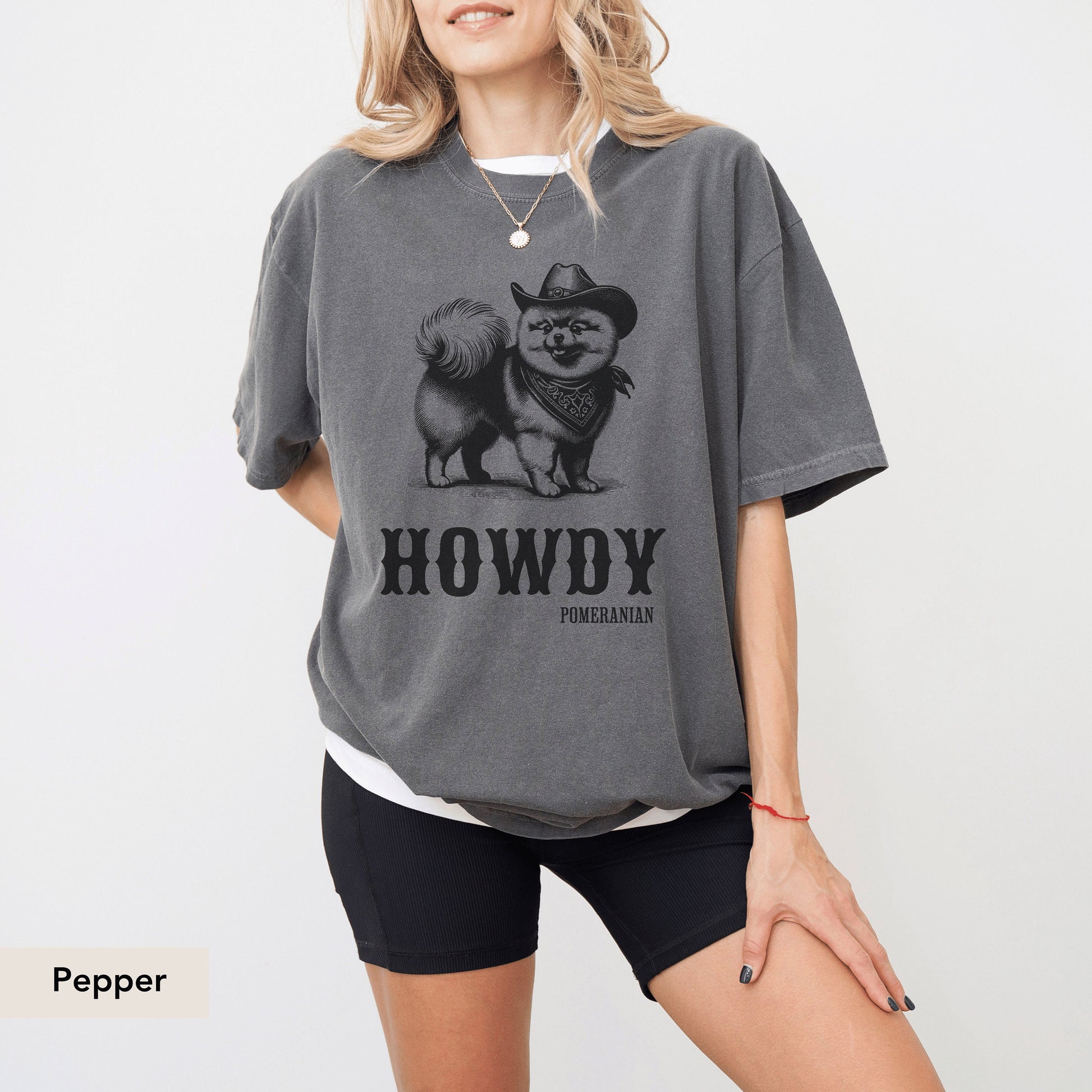 Howdy Pomeranian Shirt, Pomeranian gifts, Pomeranian SweatShirt, Pomeranian, Pomeranian mom, Pomeranian lover, Dog Cowboy shirt, Dog western