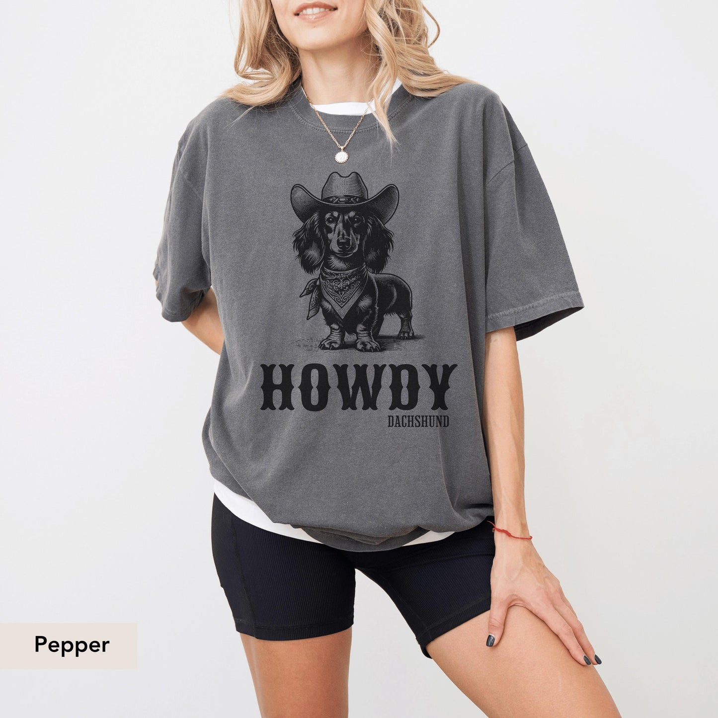 Howdy Dachshund Long Haired Shirt, Dachshund, Doxie Mama Shirt, Dachshund Shirt, Dachshund Gift, Doxie Shirt, sausage dog, Doxie