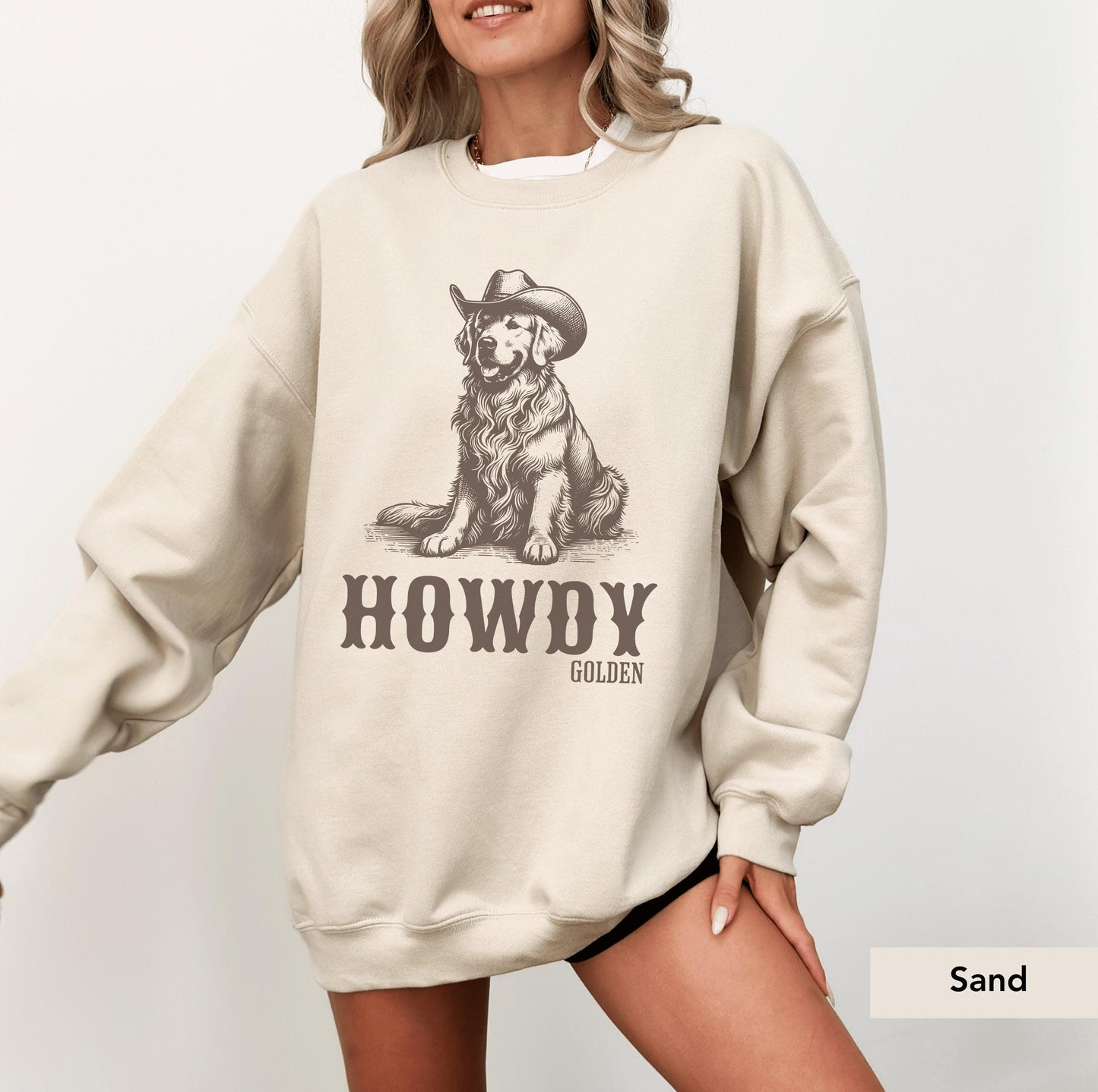 golden retriever, howdy