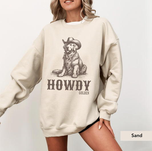 golden retriever, howdy