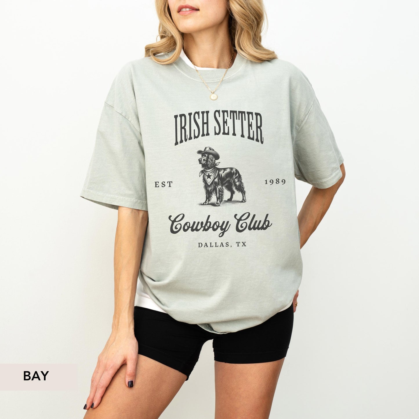 Irish Setter Dog Cowboy Club Shirt, Irish Setter Shirt, Dog Lover Mama Shirt, Irish setter, Irish setter Gift, Dog cowboy shirt