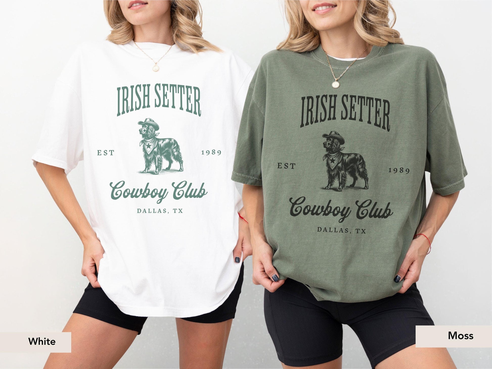 Irish Setter Dog Cowboy Club Shirt, Irish Setter Shirt, Dog Lover Mama Shirt, Irish setter, Irish setter Gift, Dog cowboy shirt