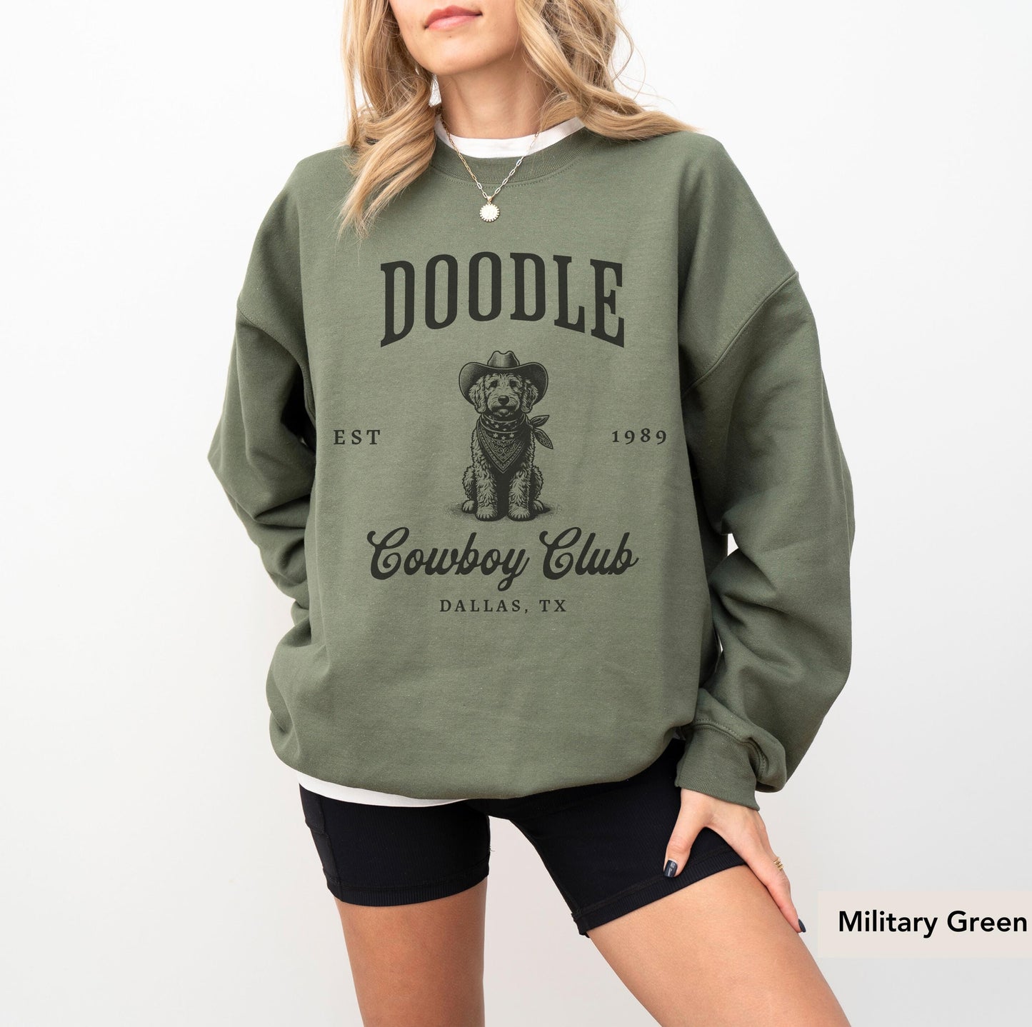 Goldendoodle Cowboy Club Sweatshirt, Goldendoodle Shirt, Doodle Dog, Goldendoodle gifts, Goldendoodle, Golden Doodle mom, Dog Cowboy