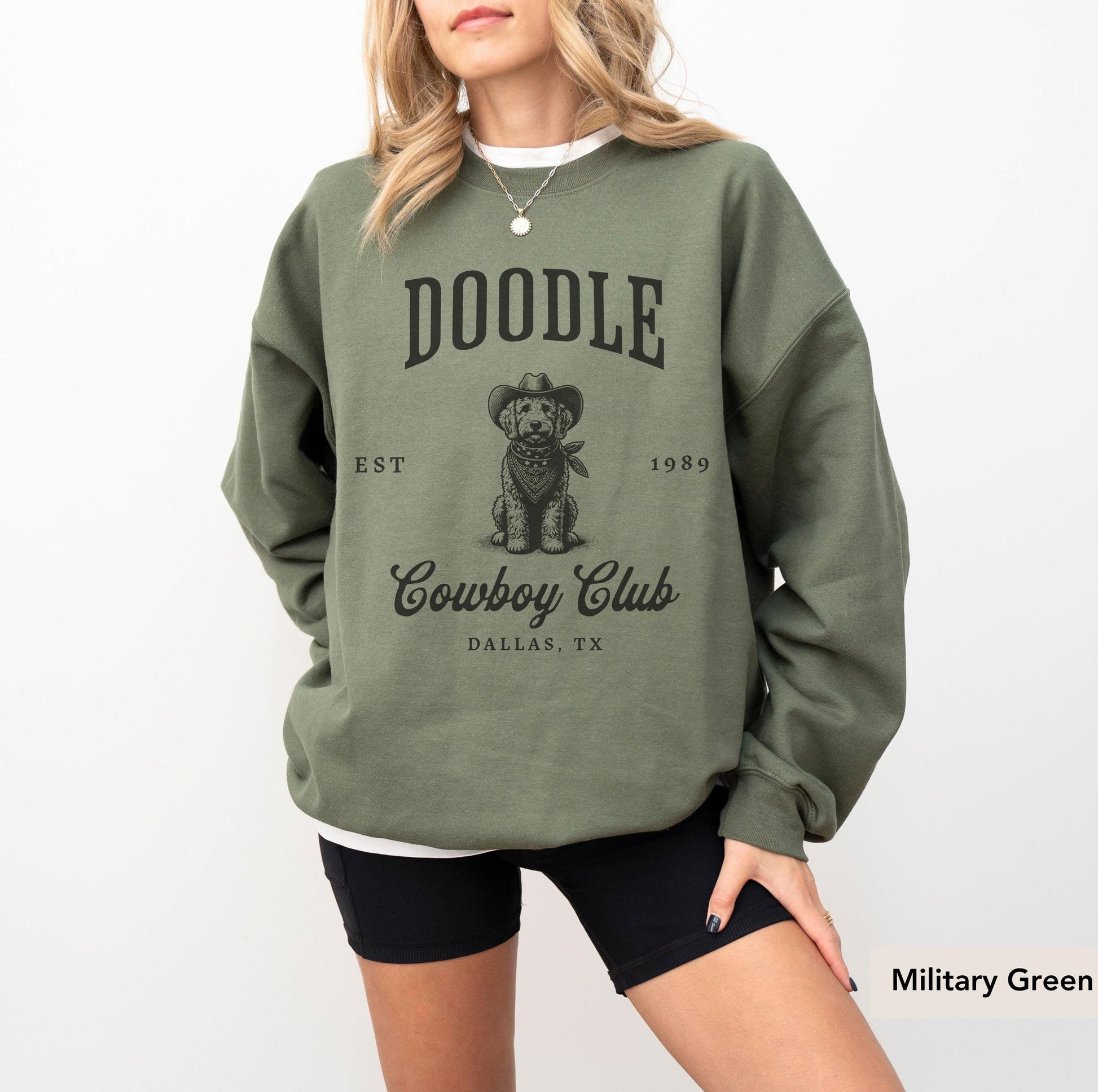 Goldendoodle Cowboy Club Sweatshirt, Goldendoodle Shirt, Doodle Dog, Goldendoodle gifts, Goldendoodle, Golden Doodle mom, Dog Cowboy