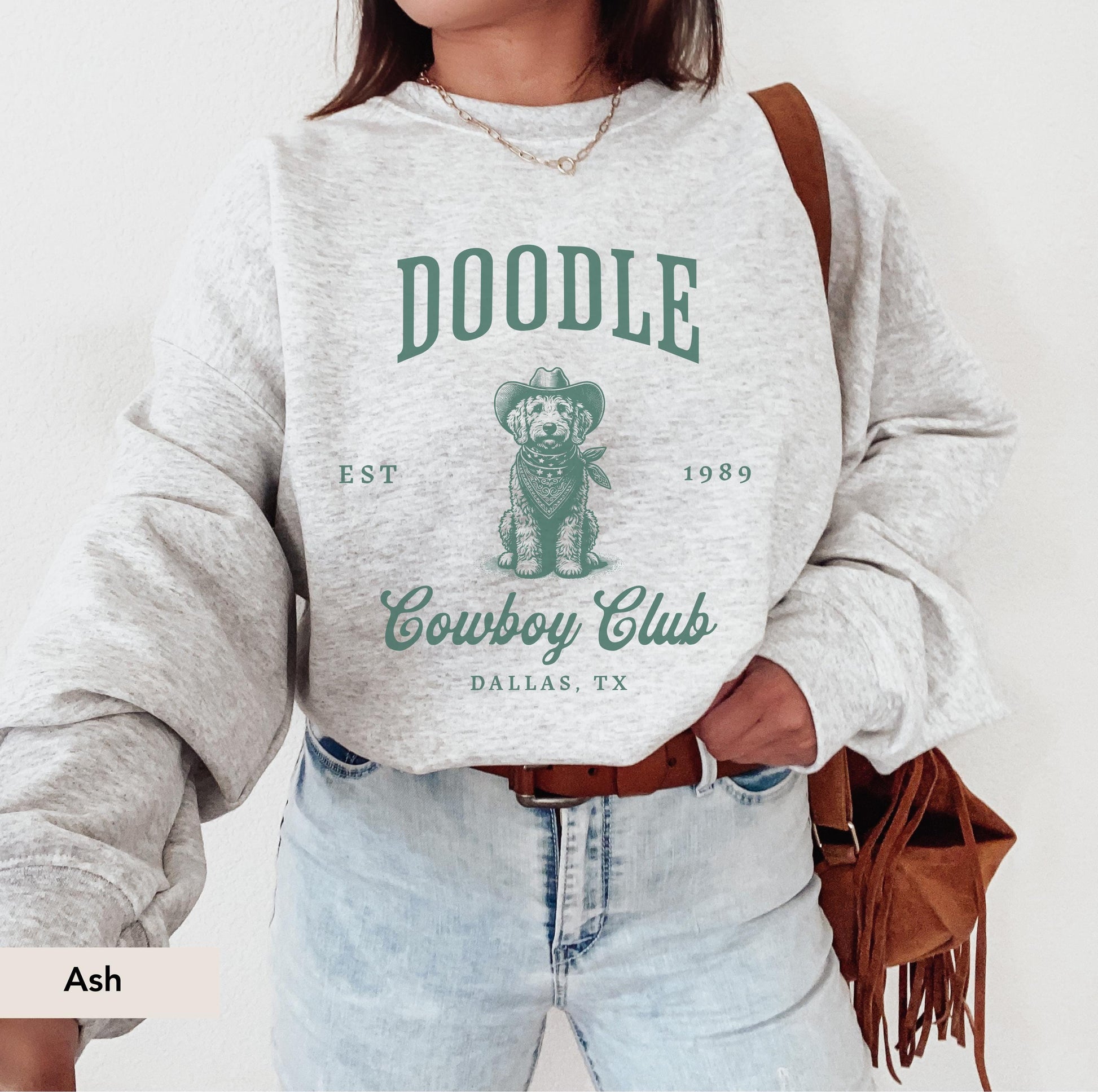 Goldendoodle Cowboy Club Sweatshirt, Goldendoodle Shirt, Doodle Dog, Goldendoodle gifts, Goldendoodle, Golden Doodle mom, Dog Cowboy