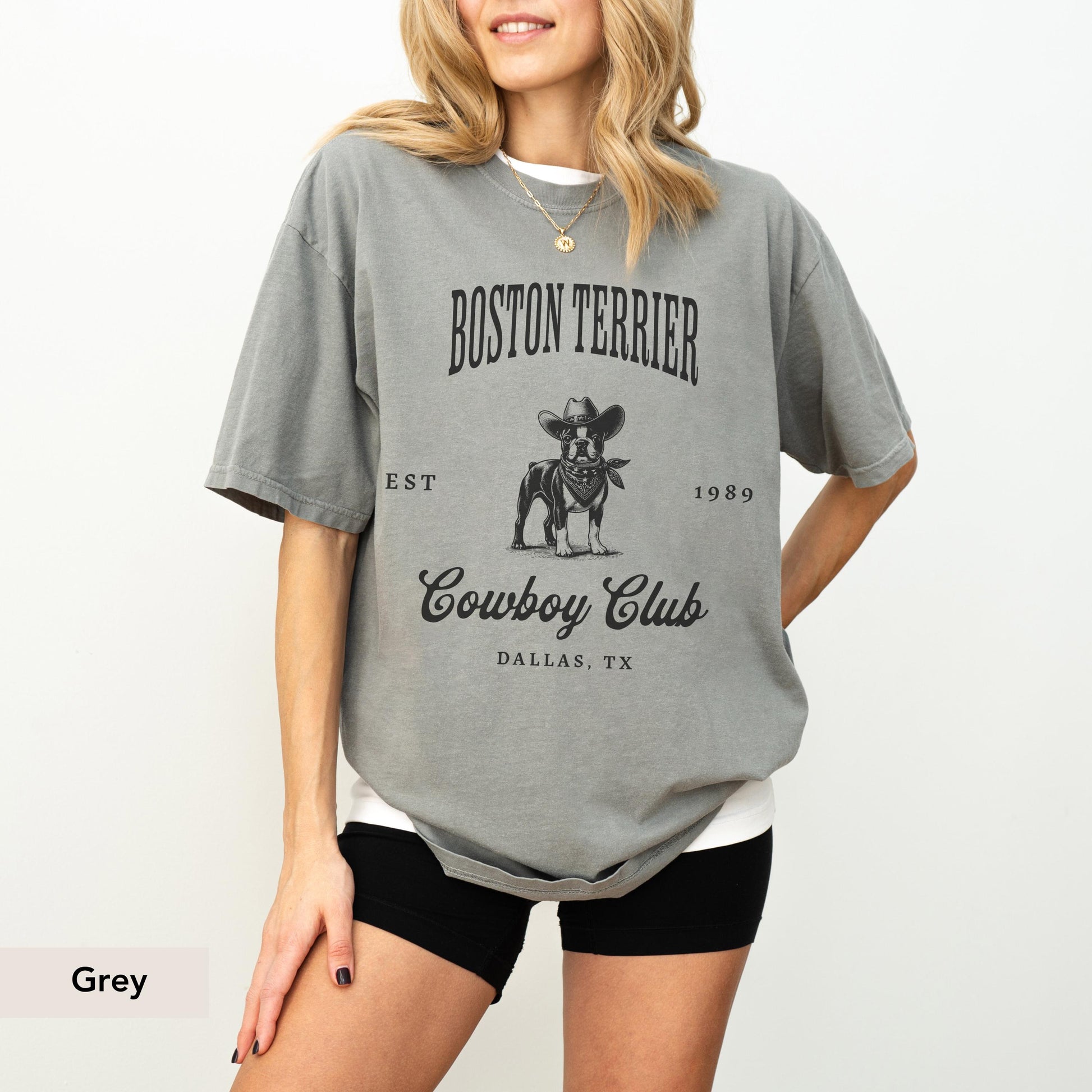 Boston Terrier Cowboy Club shirt, Boston Terrier Shirt, Boston Terrier, Boston Terrier Dog, Boston Terrier gifts, Dog Cowboy