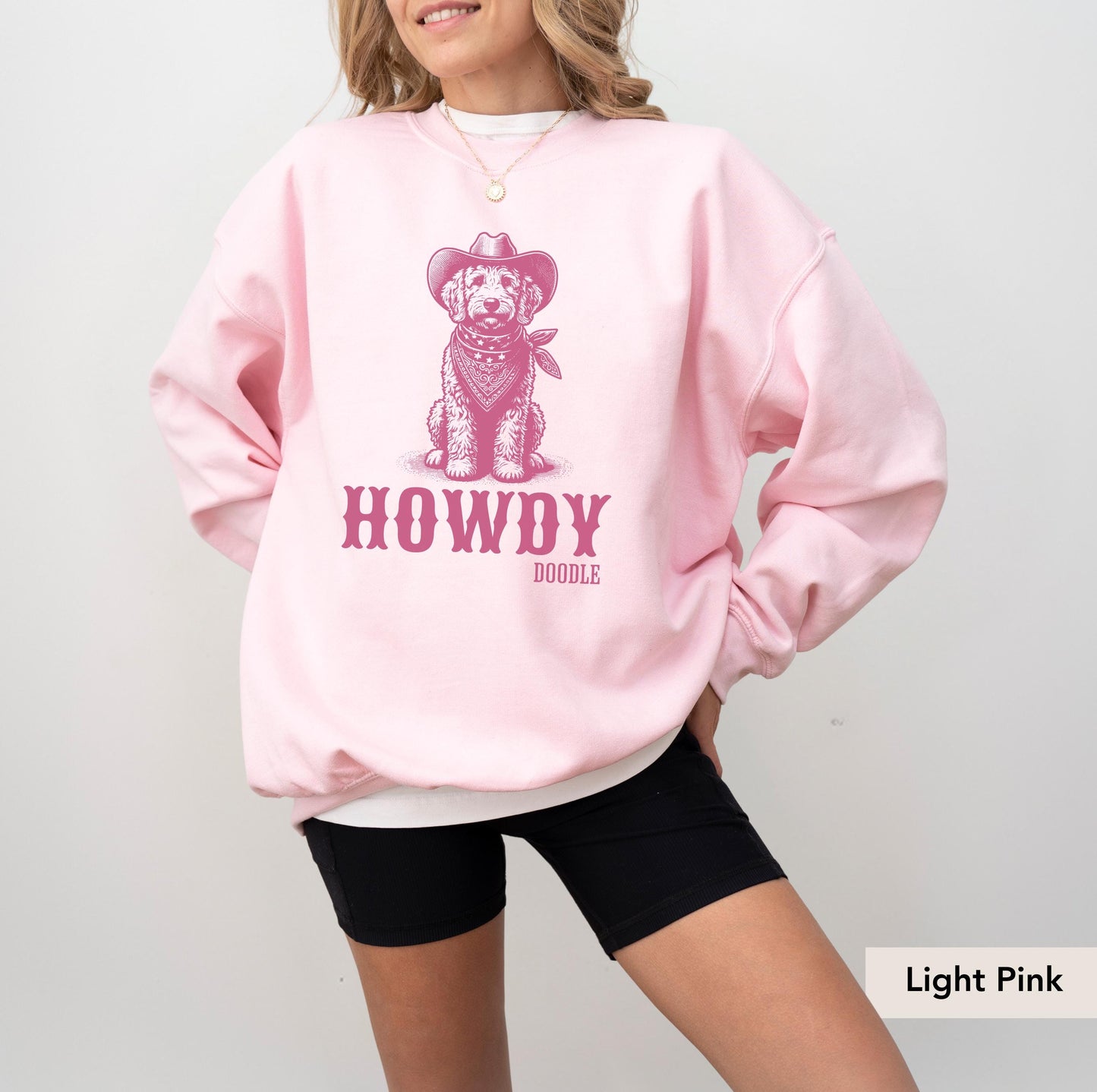 Howdy Goldendoodle Cowboy Sweatshirt, Goldendoodle Shirt, Doodle Dog, Goldendoodle gifts, Goldendoodle, Golden Doodle mom, Dog Cowboy