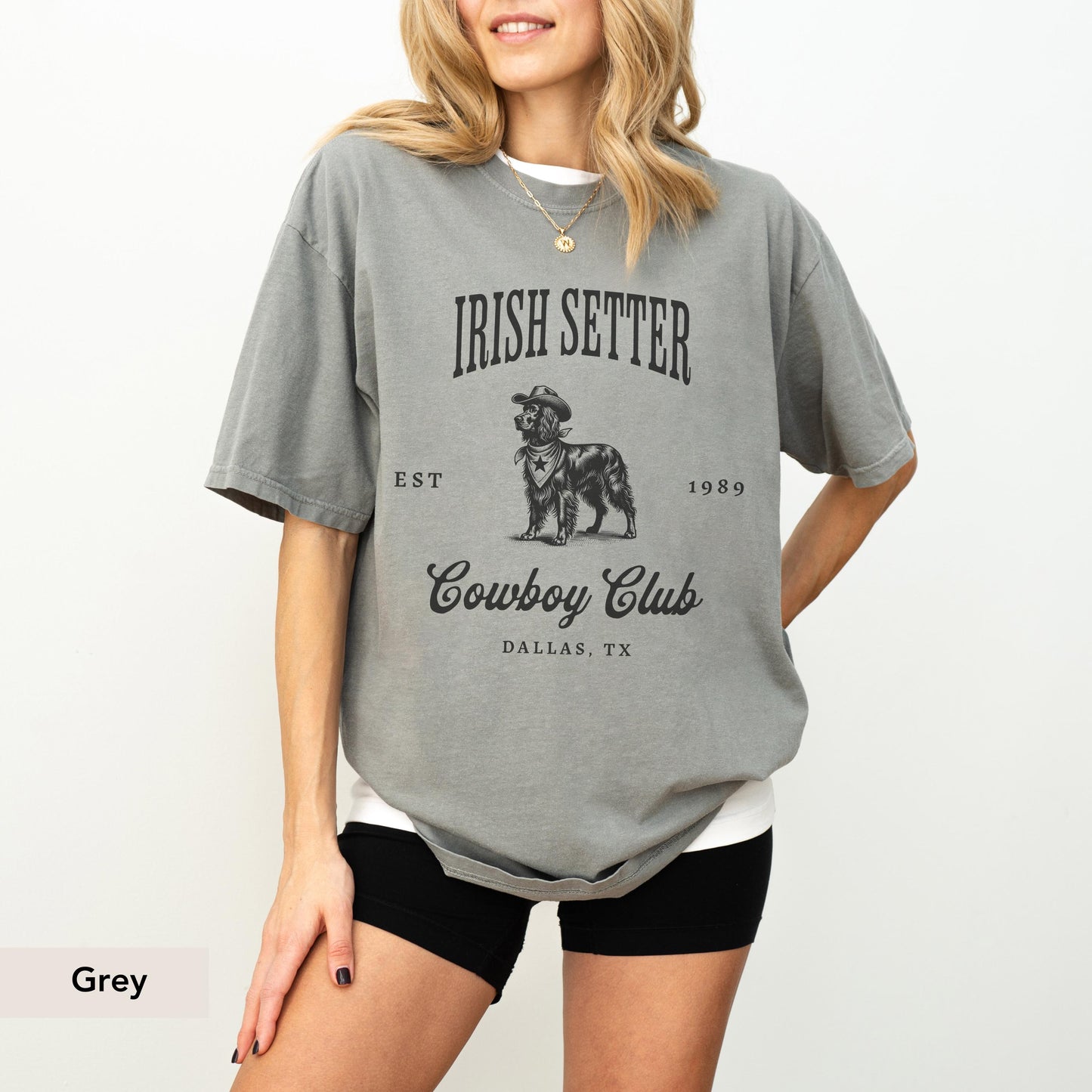 Irish Setter Dog Cowboy Club Shirt, Irish Setter Shirt, Dog Lover Mama Shirt, Irish setter, Irish setter Gift, Dog cowboy shirt