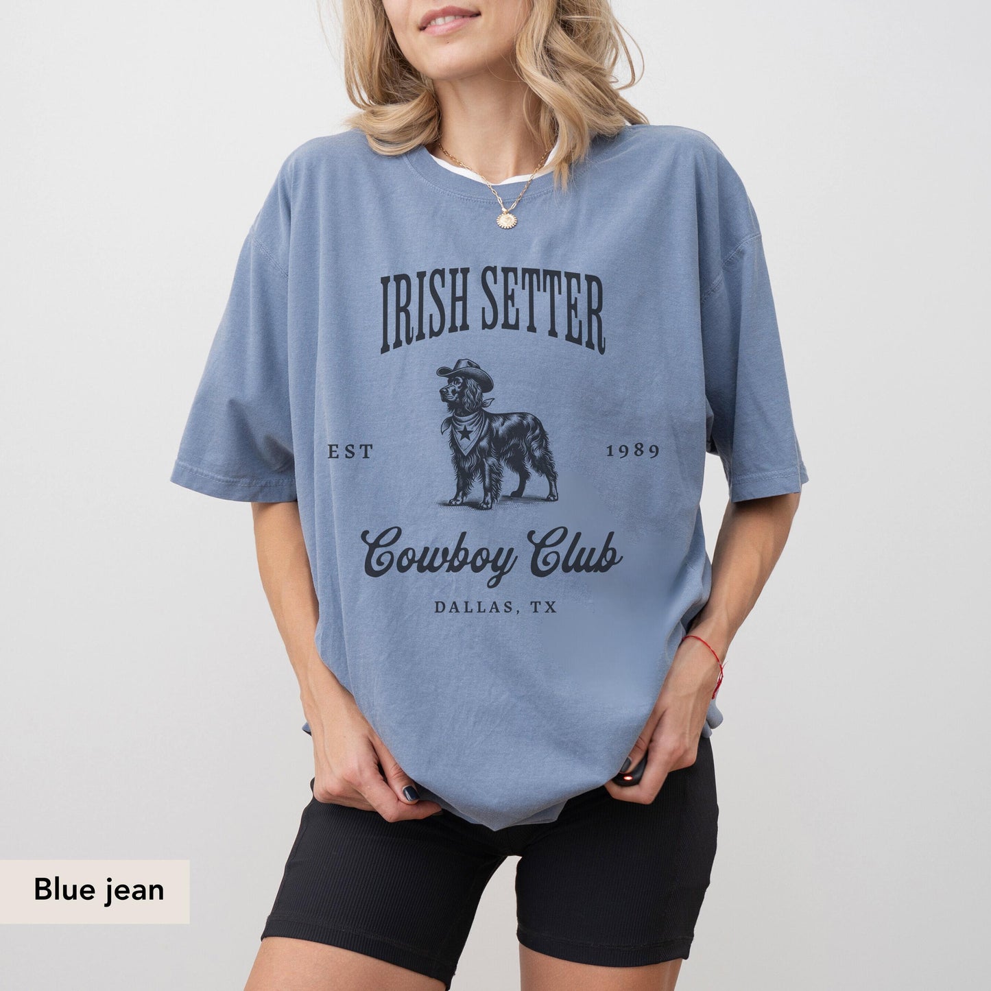 Irish Setter Dog Cowboy Club Shirt, Irish Setter Shirt, Dog Lover Mama Shirt, Irish setter, Irish setter Gift, Dog cowboy shirt
