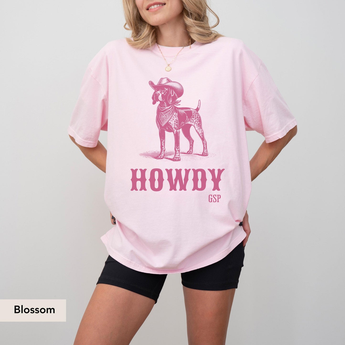 Howdy German Shorthaired Pointer Cowboy Shirt, GSP Shirt, German Shorthaired Pointer Gifts, GSP, Dog Cowboy Shirt, GSP Gifts, pointer