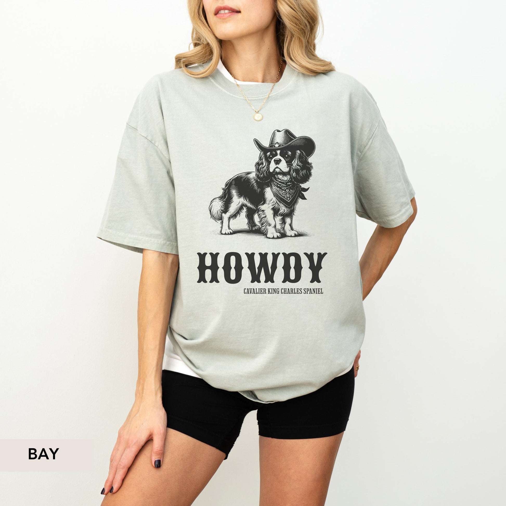 Howdy Cavalier King Charles Spaniel Shirt, Cavalier Spaniel, Cavalier King Charles Spaniel Gift, Cavalier Spaniel mom, Cavalier Cowboy