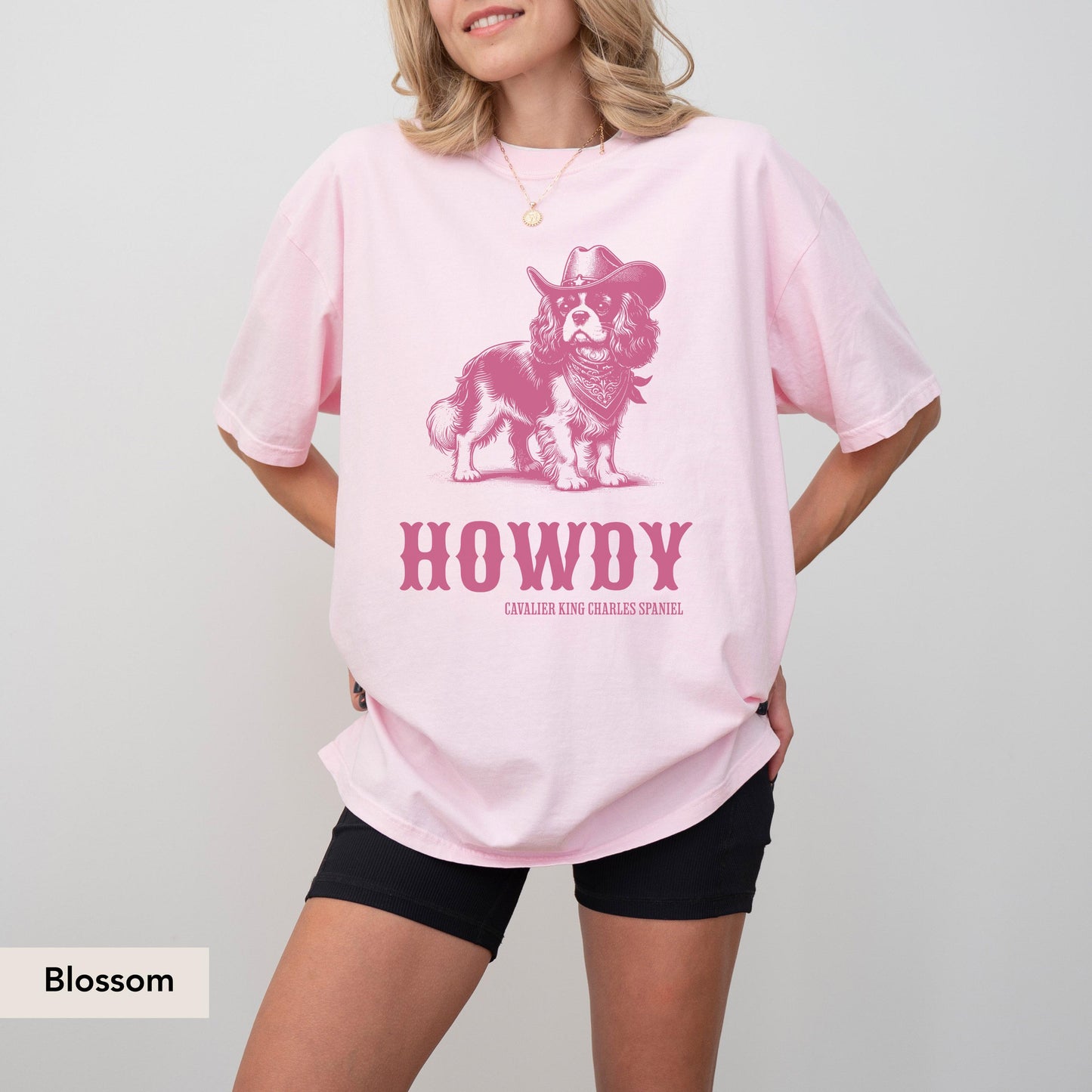 Howdy Cavalier King Charles Spaniel Shirt, Cavalier Spaniel, Cavalier King Charles Spaniel Gift, Cavalier Spaniel mom, Cavalier Cowboy
