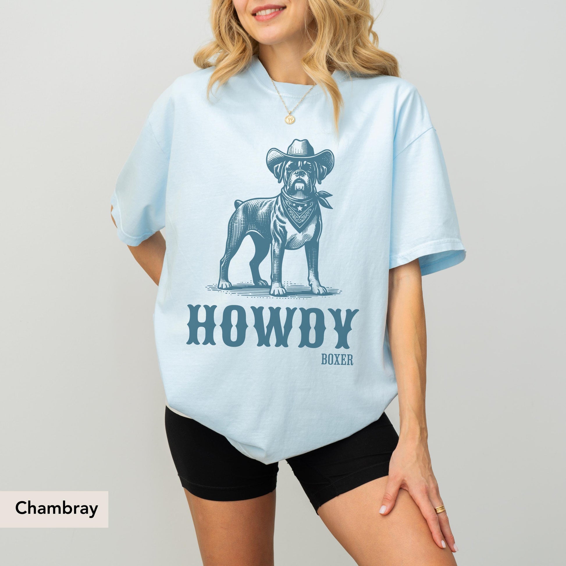Howdy boxer dog Cowboy Shirt, boxer dog shirt, Boxer, boxer dog gifts, boxer dog mom, boxer dog gift, Dog Western Shirt