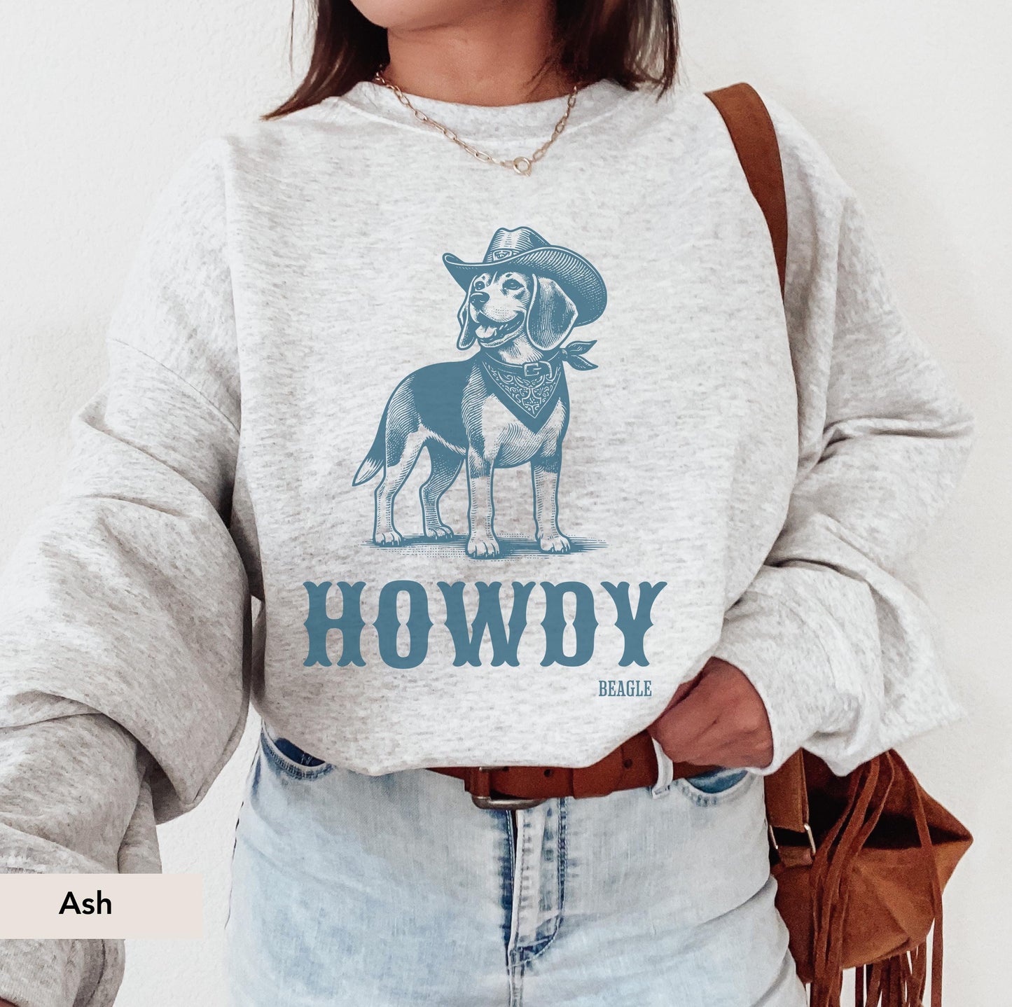 Howdy Beagle Sweatshirt, Beagle shirt, Beagle gift, Dog Cowboy sweater, Beagle Sweatshirt, Beagle mom gift, Beagle, Dog western