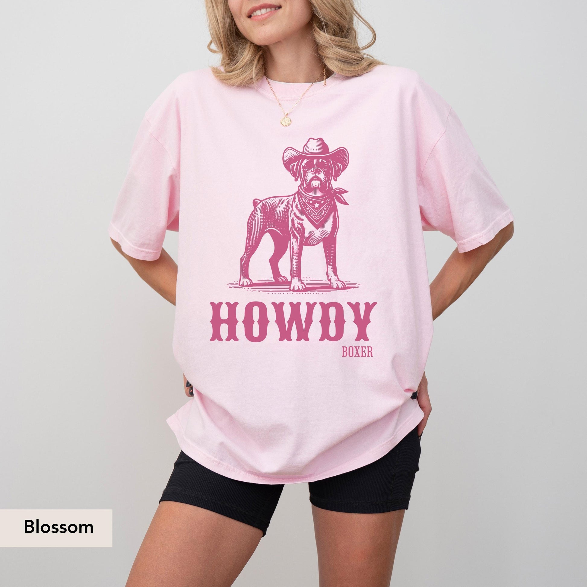 Howdy boxer dog Cowboy Shirt, boxer dog shirt, Boxer, boxer dog gifts, boxer dog mom, boxer dog gift, Dog Western Shirt