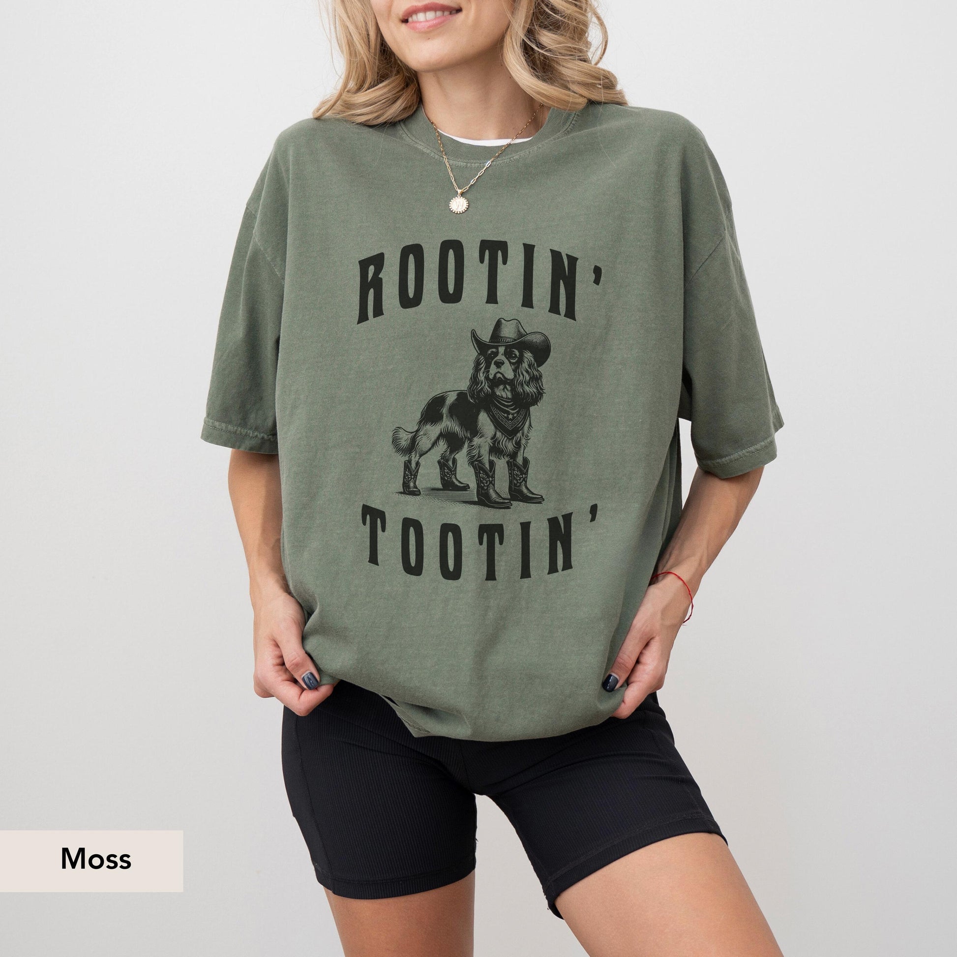 Rootin Tootin Cavalier King Charles Spaniel Shirt, Cavalier Spaniel, Cavalier Spaniel Gift, Cavalier Spaniel mom, Cavalier Cowboy shirt
