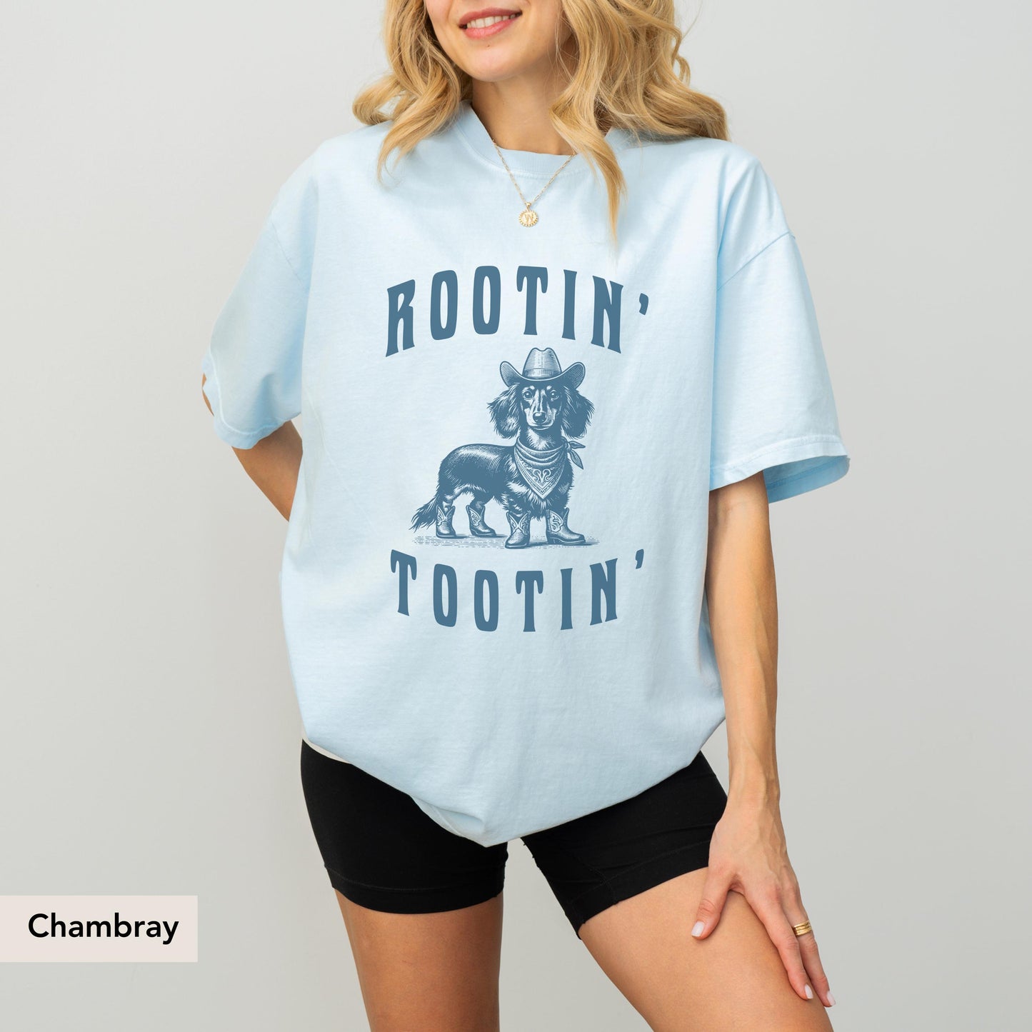 Rootin Tootin Dachshund Long Haired Comfort Colors shirt, Dachshund shirt, Dachshund Lover, Dachshund Gift, Doxie Shirt, sausage dog,