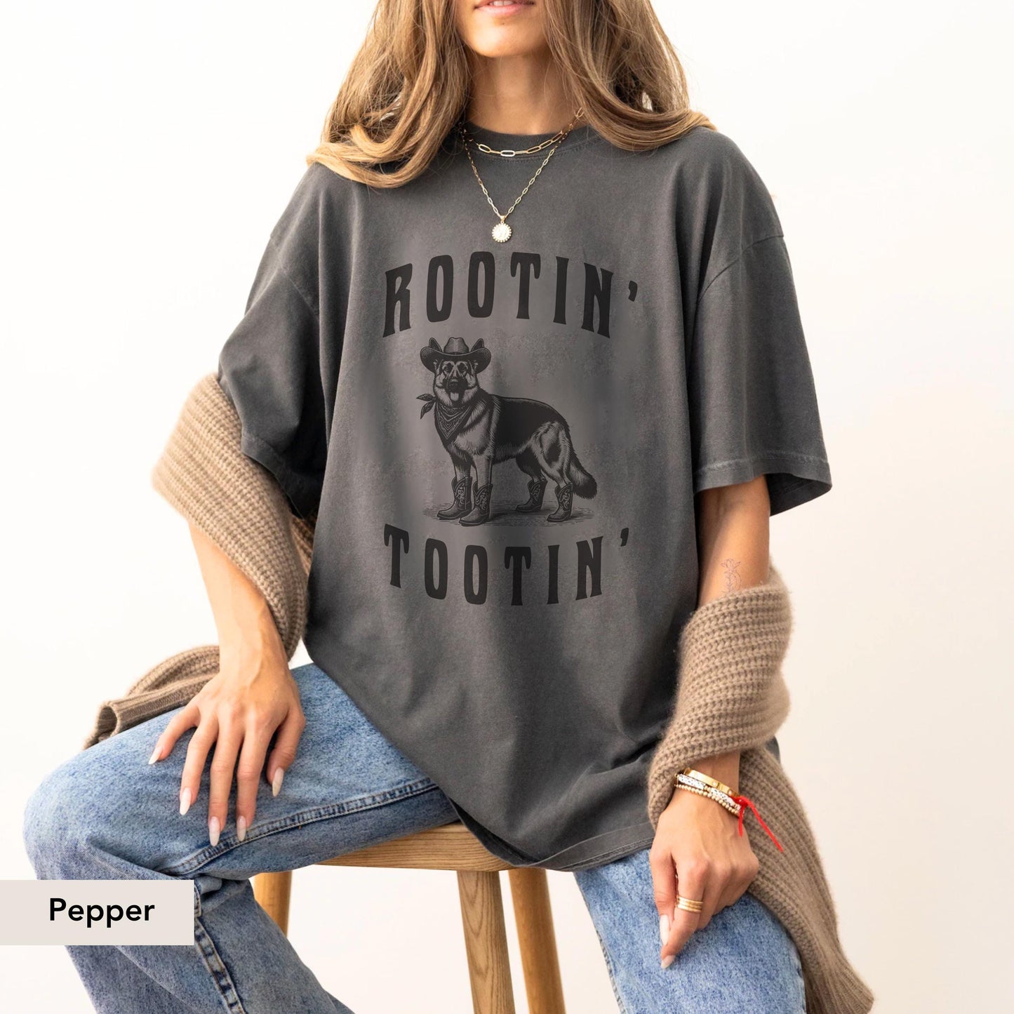 Rootin Tootin German Shepherd Cowboy Shirt, German Shepherd shirt, German Shepherd, German Shepherd Gift, Dog Cowboy, Shepherd shirt