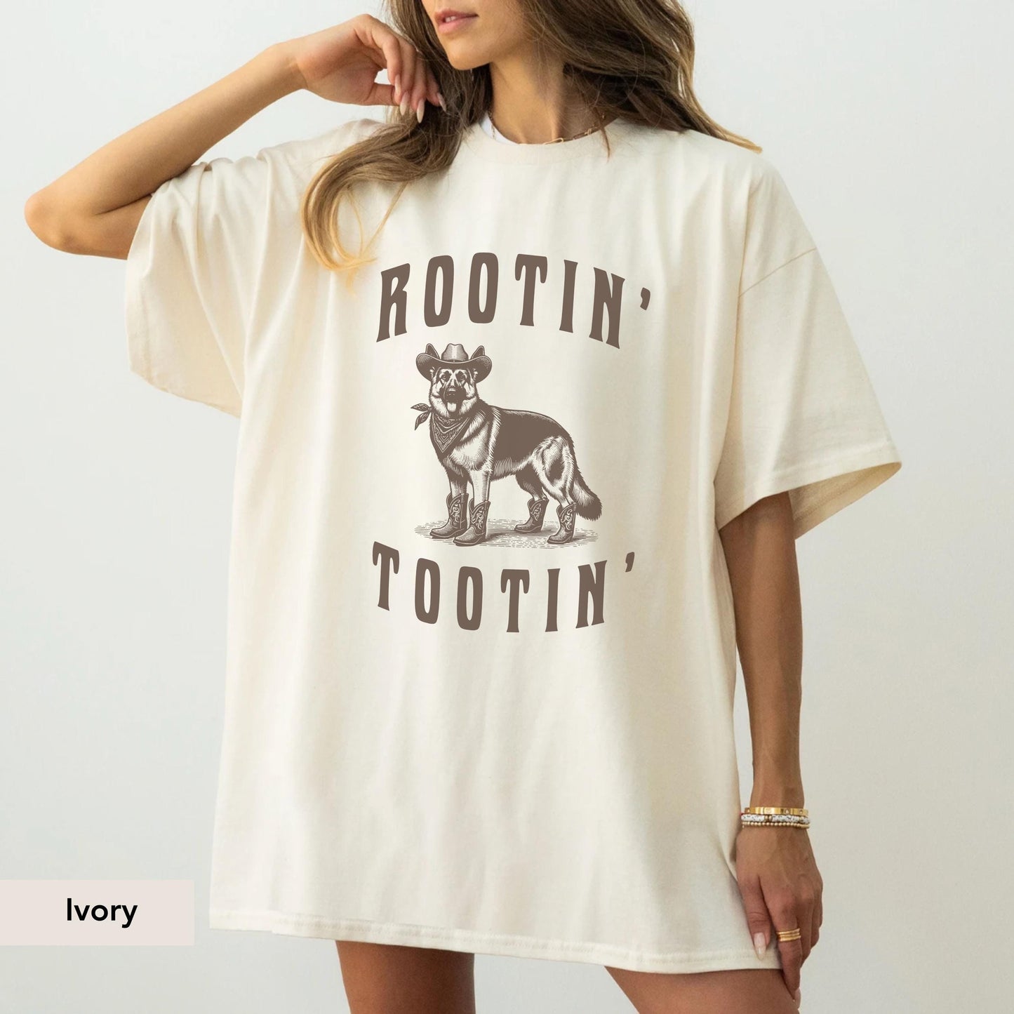 Rootin Tootin German Shepherd Cowboy Shirt, German Shepherd shirt, German Shepherd, German Shepherd Gift, Dog Cowboy, Shepherd shirt