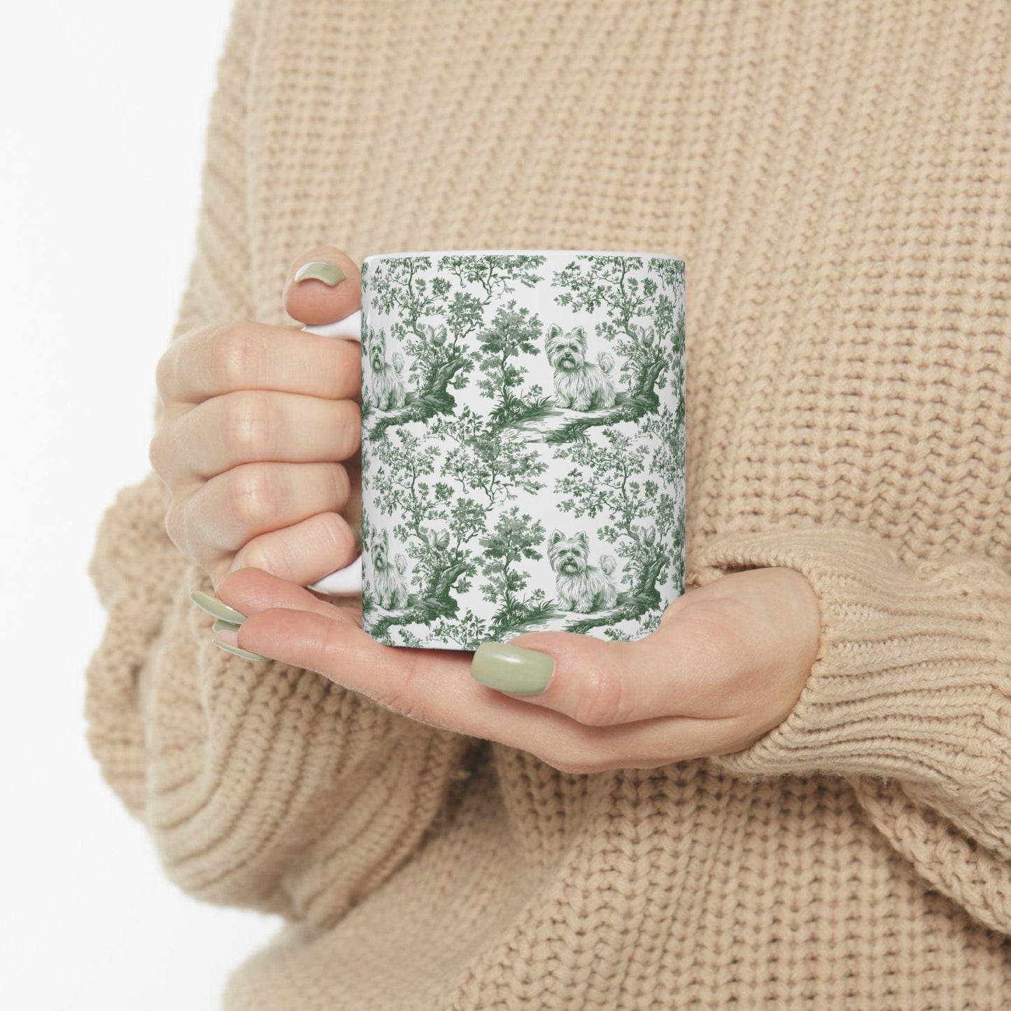 Yorkie French Pastel toile de jouy Mug, Yorkie Mug, Yorkie Gifts, Yorkshire terrier, Yorkie mom, Yorkie lover, Dog mom Mug, Yorkie Owner