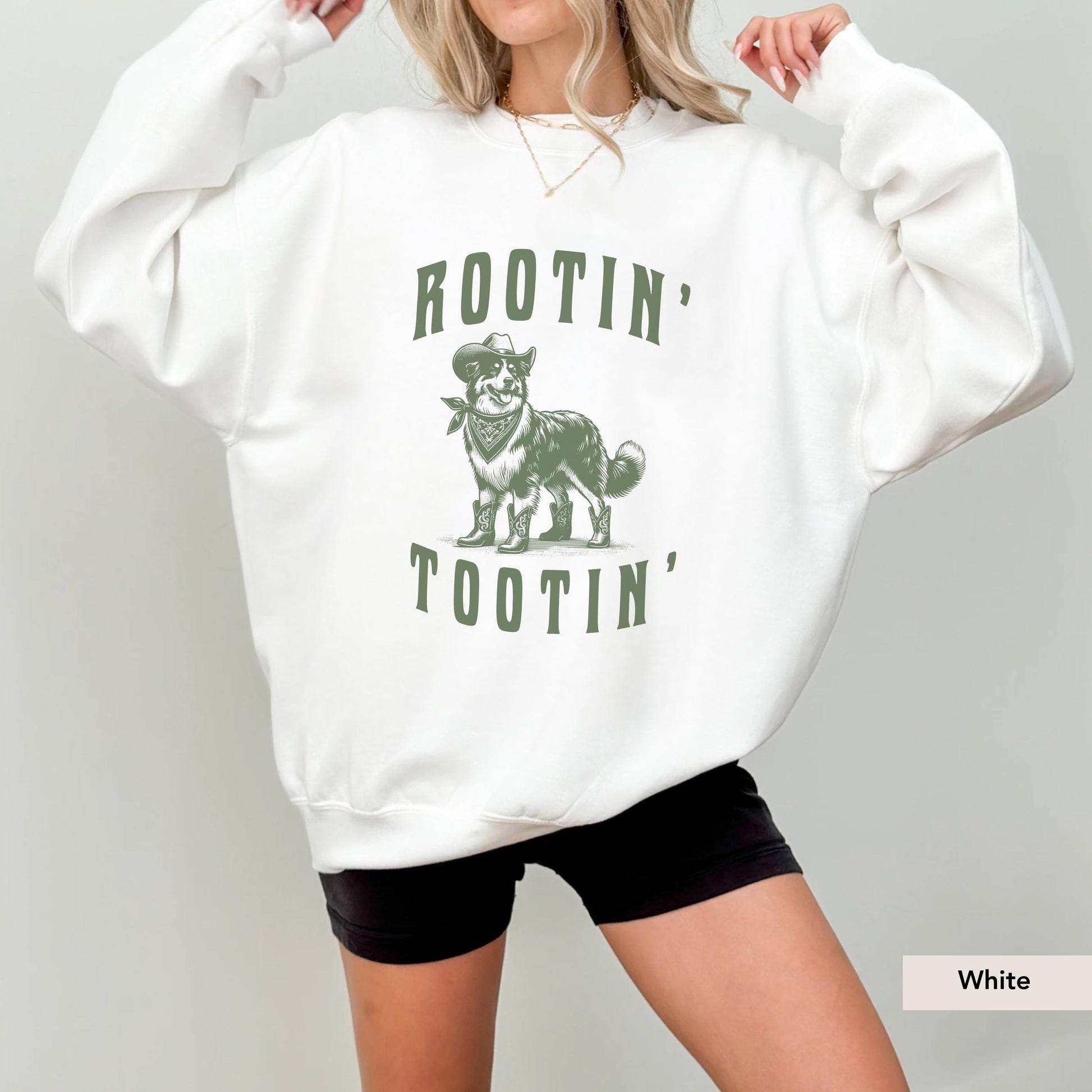 Rootin Tootin Australian Shepherd Sweatshirt, Australian Shepherd Sweatshirt, Aussie shirt, Australian Shepherd Gift, Aussie mom, Dog cowboy