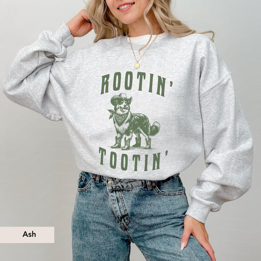 Rootin Tootin Australian Shepherd Sweatshirt, Australian Shepherd Sweatshirt, Aussie shirt, Australian Shepherd Gift, Aussie mom, Dog cowboy