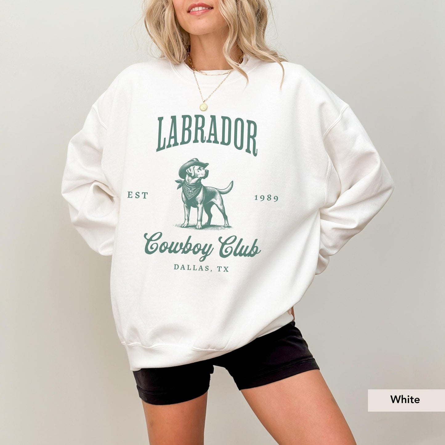 Labrador Retriever Cowboy Club Sweatshirt, Labrador Retriever shirt, Labrador Retriever, Labrador Retriever gift, Lab mom shirt, Lab shirt