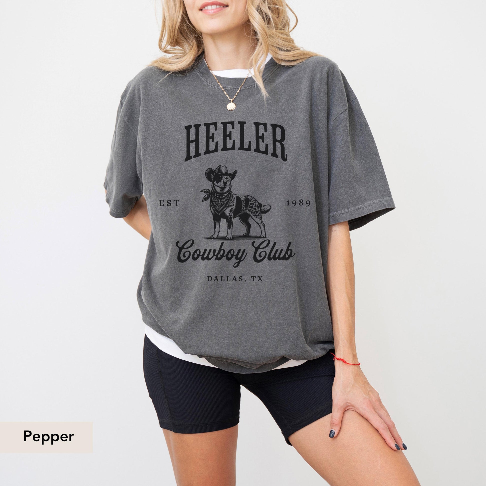 Heeler Cowboy Club Shirt, Australian Cattle Shirt, Blue Heeler shirt, Australian Cattle, Heeler gift, Heeler, Australian Cattle Gift