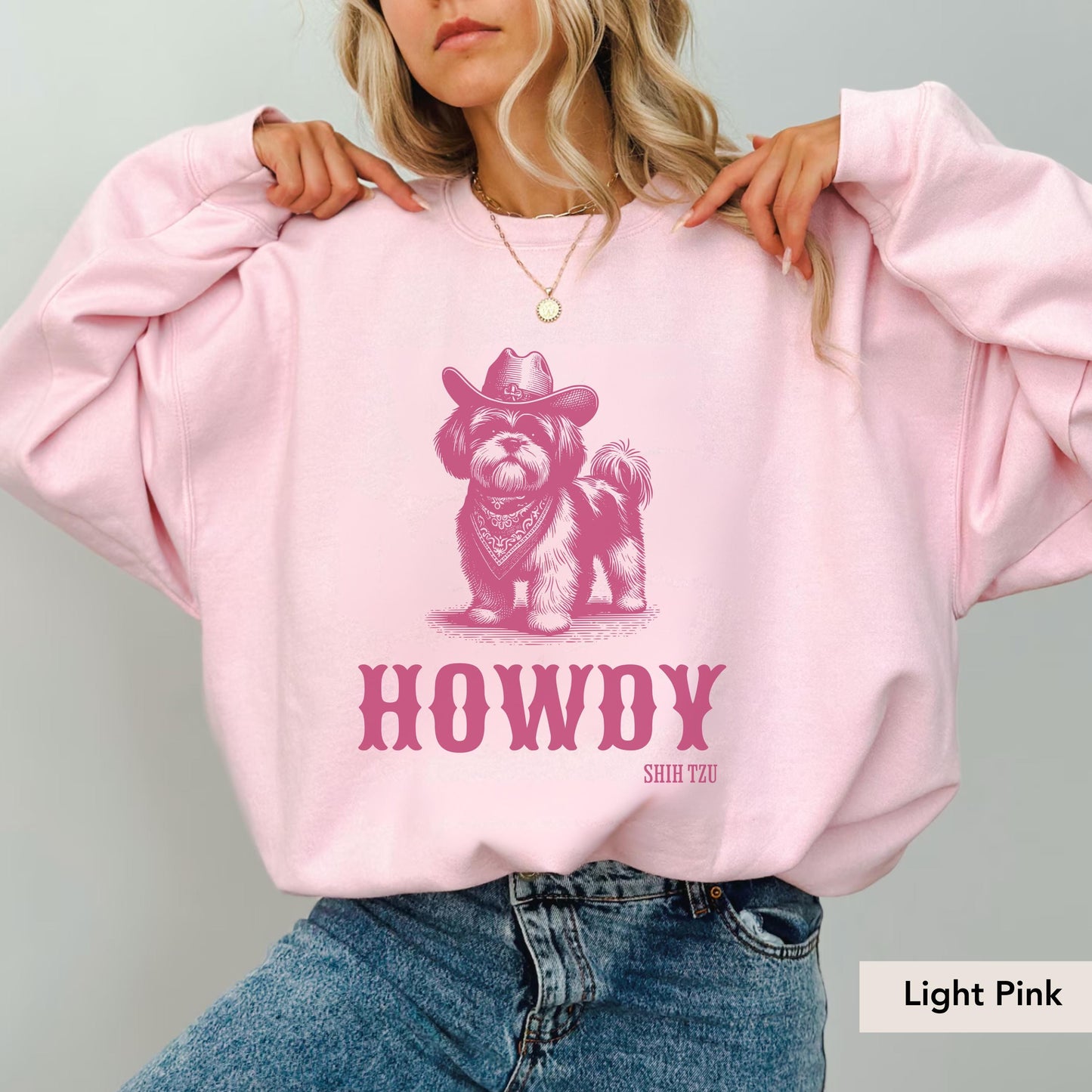 Howdy Shih tzu Sweatshirt, Shih tzu, Shih tzu gift, Shih tzu shirt, Shih tzu mom, Shih tzu sweater, Dog mom, Shih tzu dog, Dog western