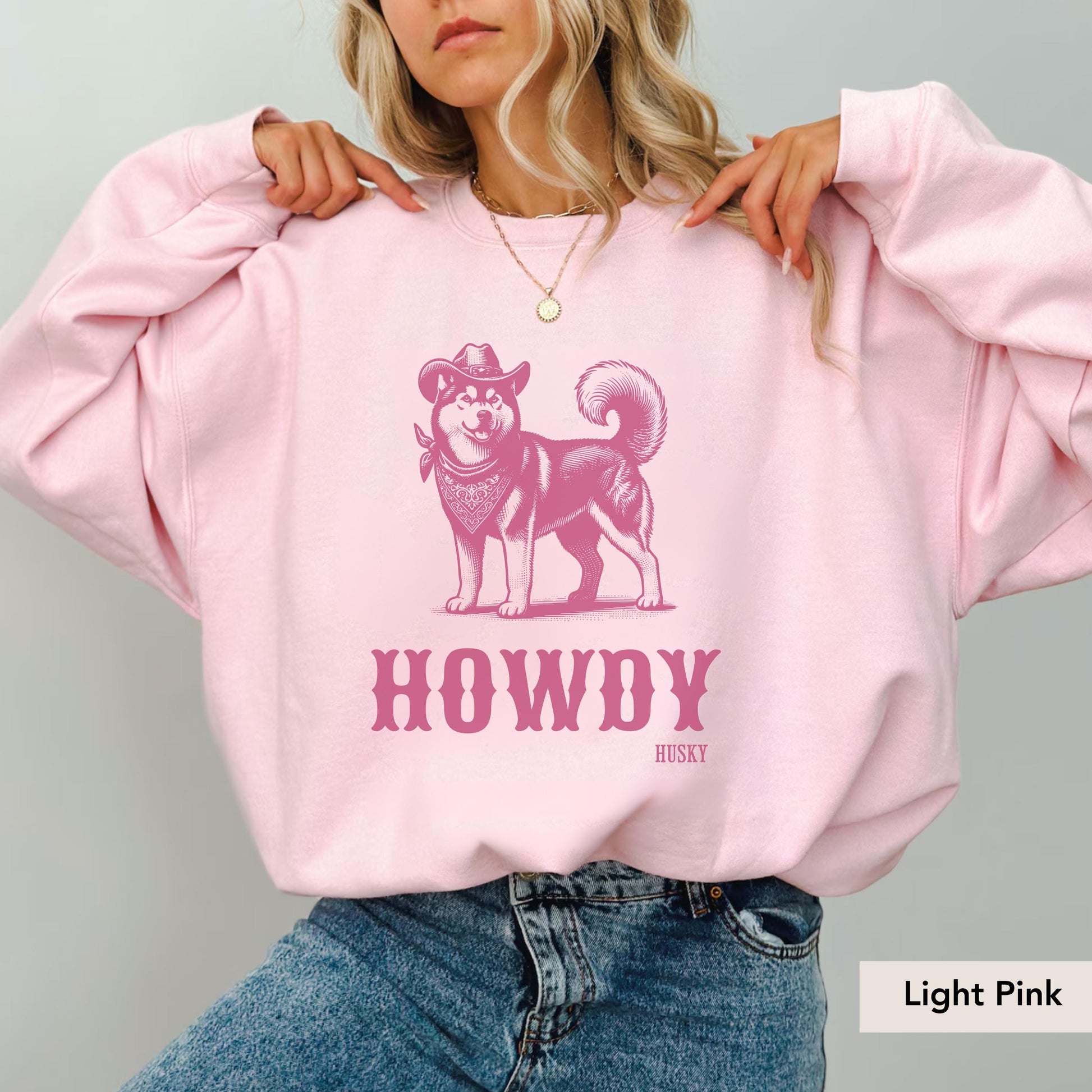 Howdy Husky Sweatshirt, Siberian Husky, Husky, Siberian Husky Sweatshirt, Siberian Husky Shirt, Husky dog mom, Husky Lover gift