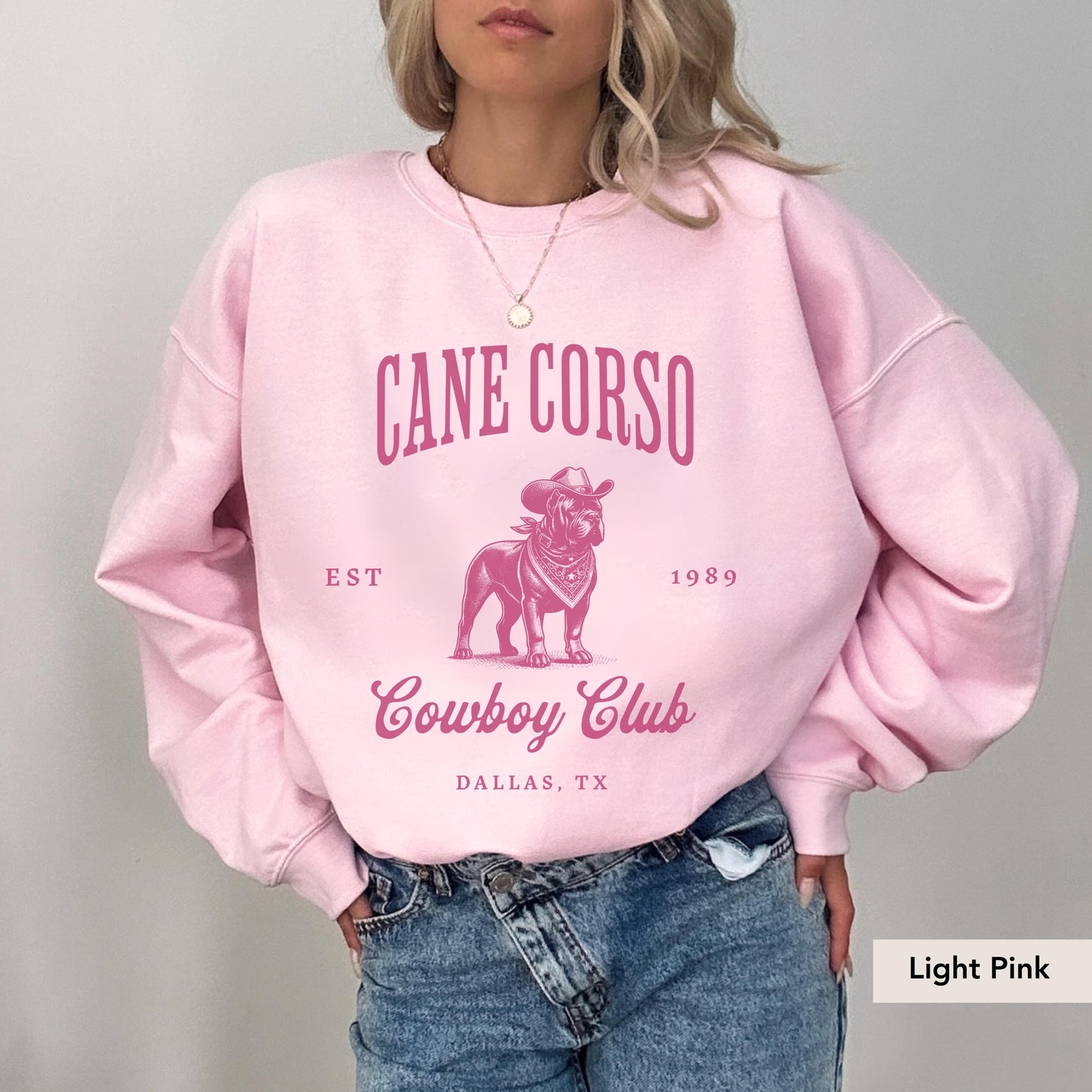 Cane Corso Cowboy Club Sweatshirt, Cane Corso Sweatshirt, Cane Corso Gift, Cane Corso mom, Cane Corso, Cane Corso