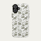 Yorkshire Terrier Sage Green Toile phone Case