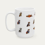 Australian shepherd Red tricolor Halloween mug