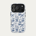 Akita Blue Toile Phone case