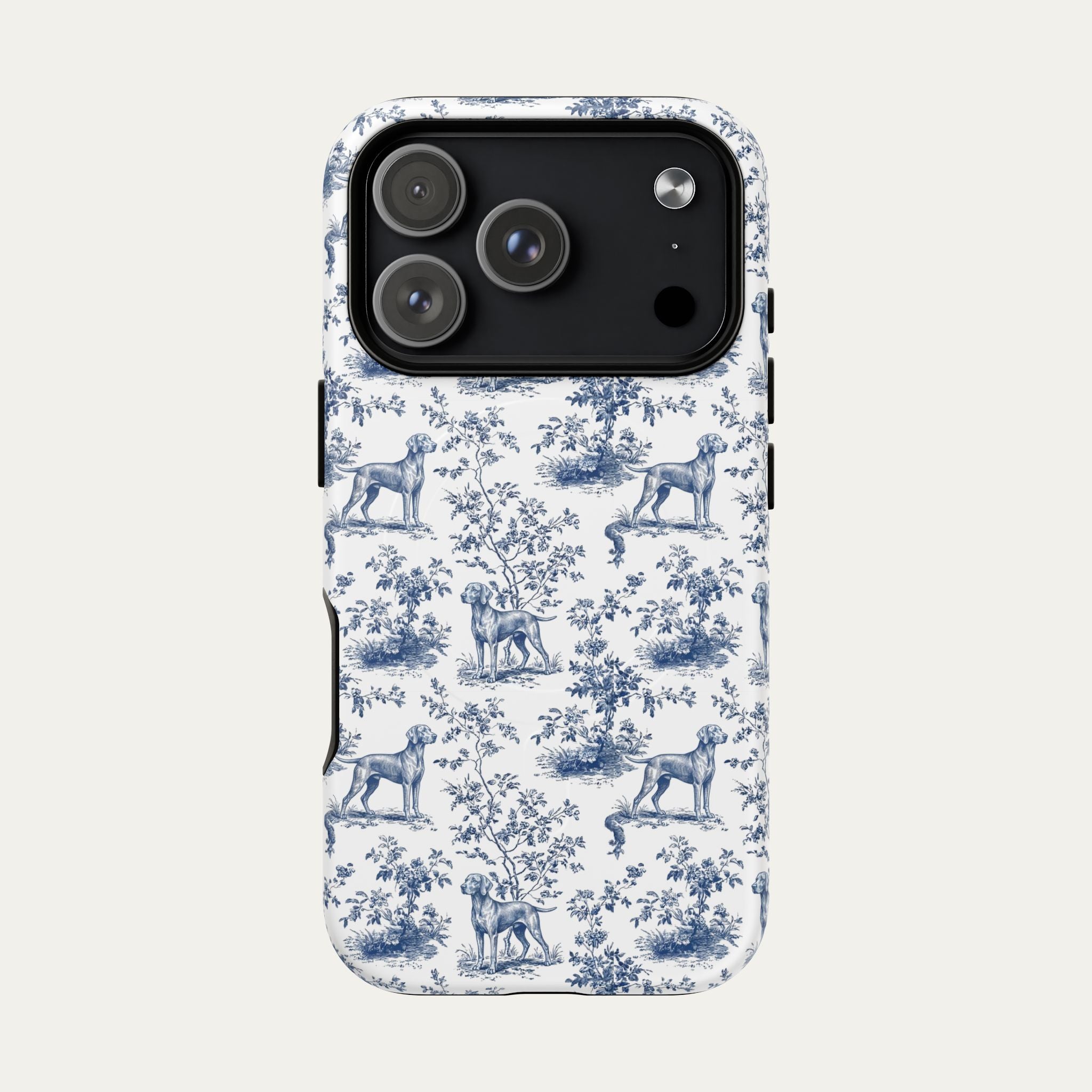 Weimaraner Blue Toile Phone case