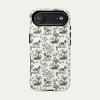 English Springer Spaniel Sage Green Toile phone Case