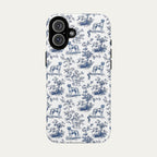 Great Dane Blue Toile Phone case