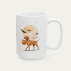 Custom Vizsla Halloween mug