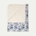 German Shepherd  Toile De Jouy Fleece Blanket