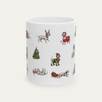 Dalmatian Christmas Mug