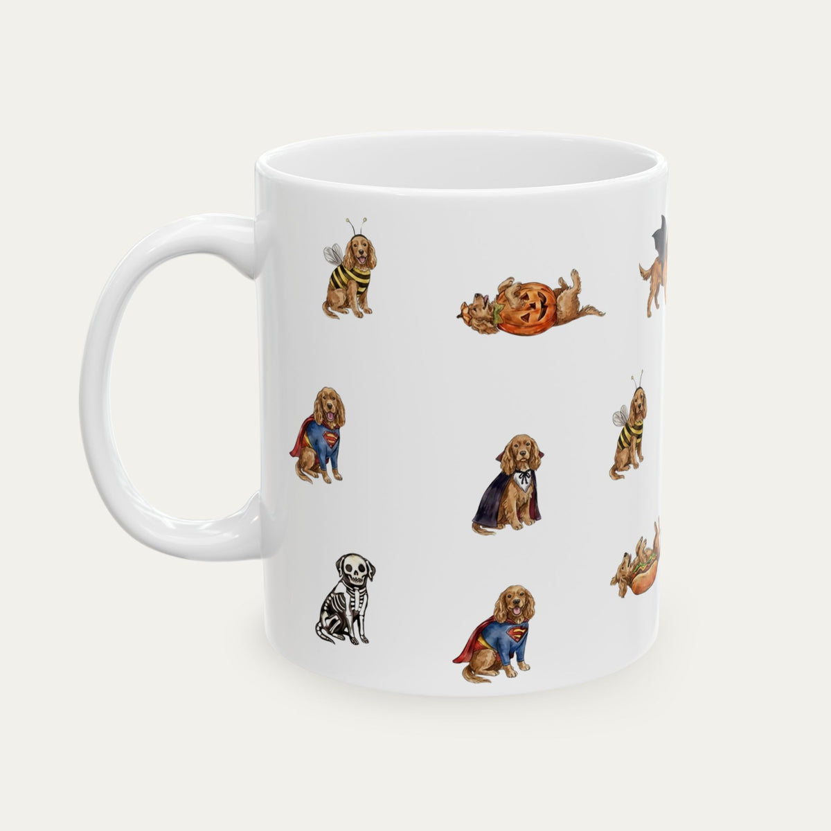 Cocker Spaniel Halloween mug
