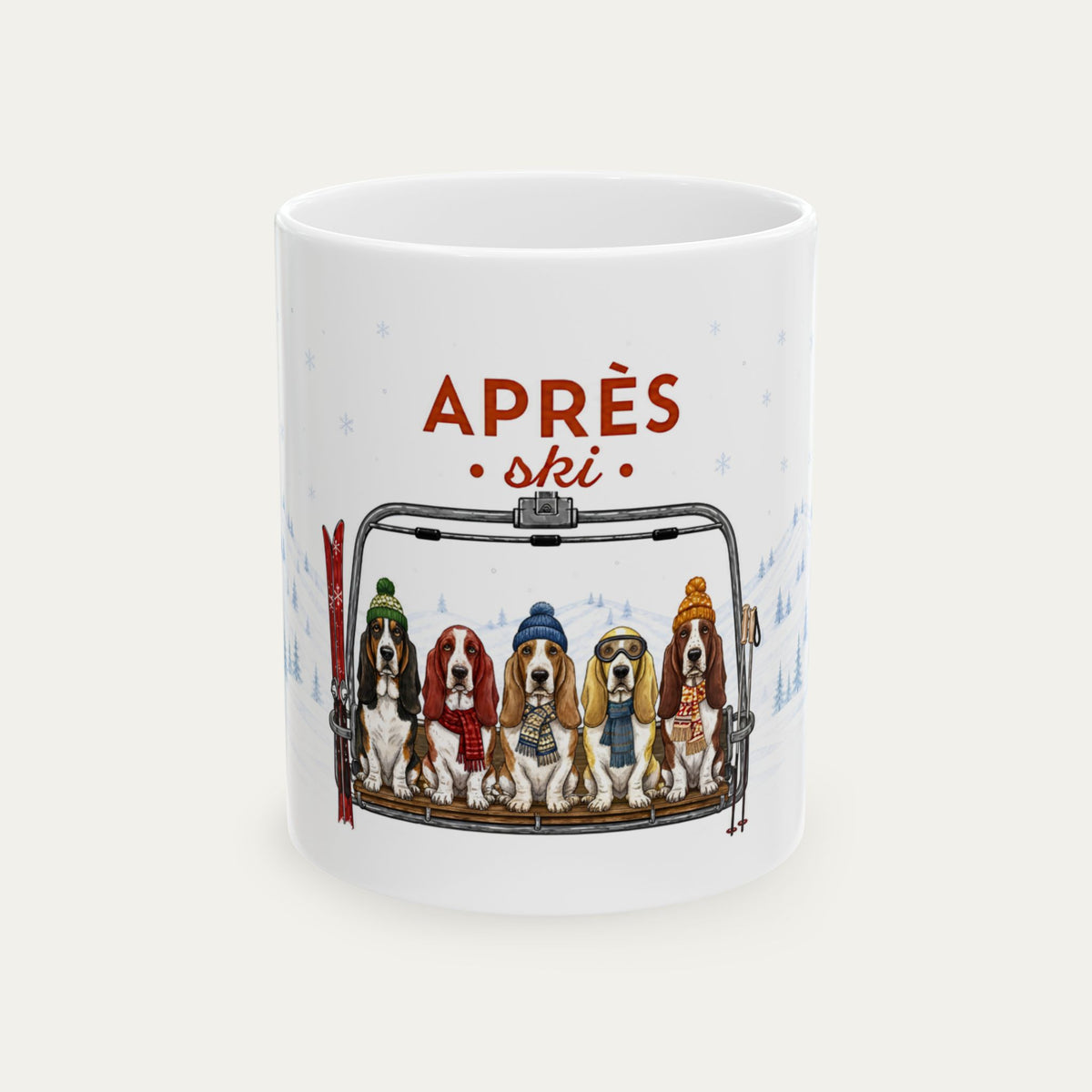 Basset Hound Aprés Ski Mug