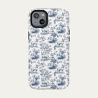 Sphynx Cat Blue Toile Phone case