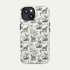 Irish Setter Sage Green Toile phone Case