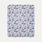 Husky Toile De Jouy Fleece Blanket