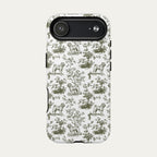 Shar Pei Sage Green Toile phone Case