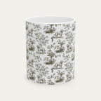 Goldendoodle Sage Green Toile Mug