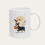 Custom Corgi Tri Color Halloween mug