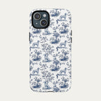 Dalmatian Blue Toile Phone case